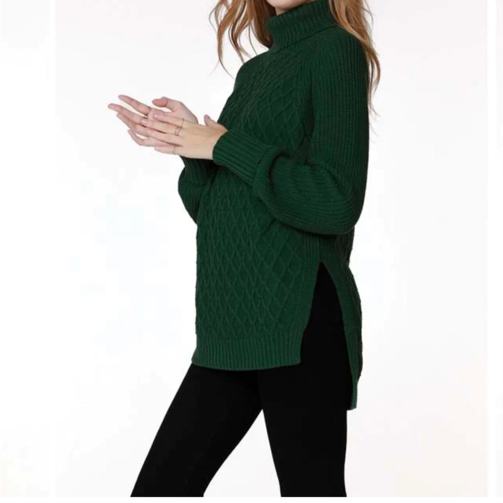 Revolve-Bobi Raglan Turtleneck - Picture 3 of 6